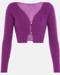 Jacquemus Cardigan Alzou in misto mohair Viola