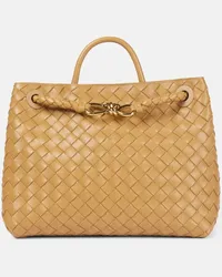 Bottega Veneta Borsa Andiamo Medium in pelle Marrone