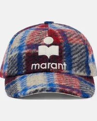 Isabel Marant Cappello da baseball Tyron in misto lana Multicolore