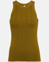 Totême Tank top in maglia a coste Neutro