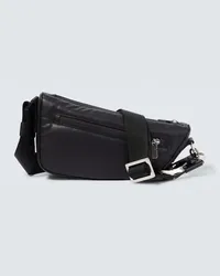 Burberry Borsa a tracolla Shield Mini in pelle Nero