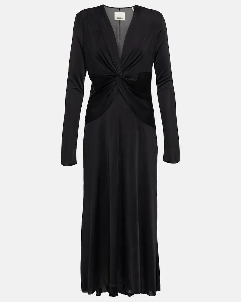 Isabel Marant Abito midi Janevea Nero