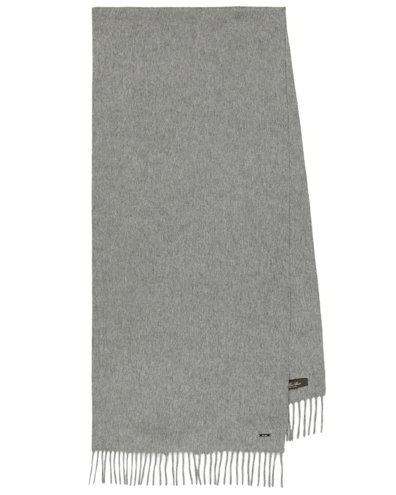 Loro Piana Sciarpa Grande Unita in cashmere Grigio