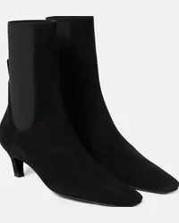 Totême Stivaletti in suede Nero