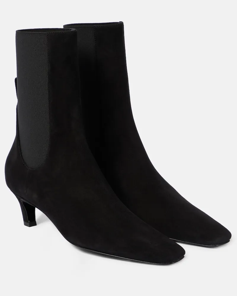 Totême Stivaletti in suede Nero