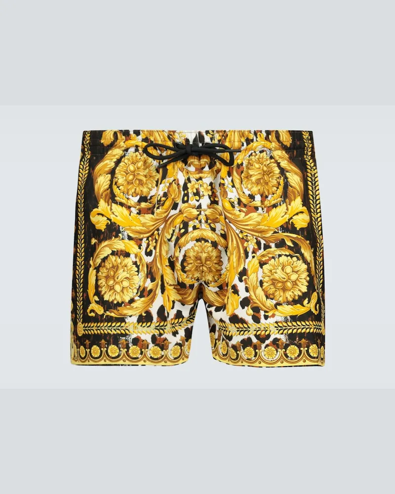 Versace Costume da bagno Baroque Oro