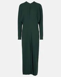 Victoria Beckham Abito midi drappeggiato Verde