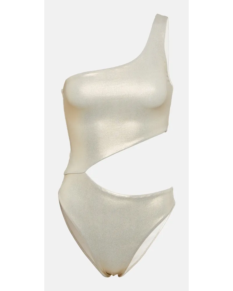 Melissa Odabash Costume intero asimmetrico Nassau Oro