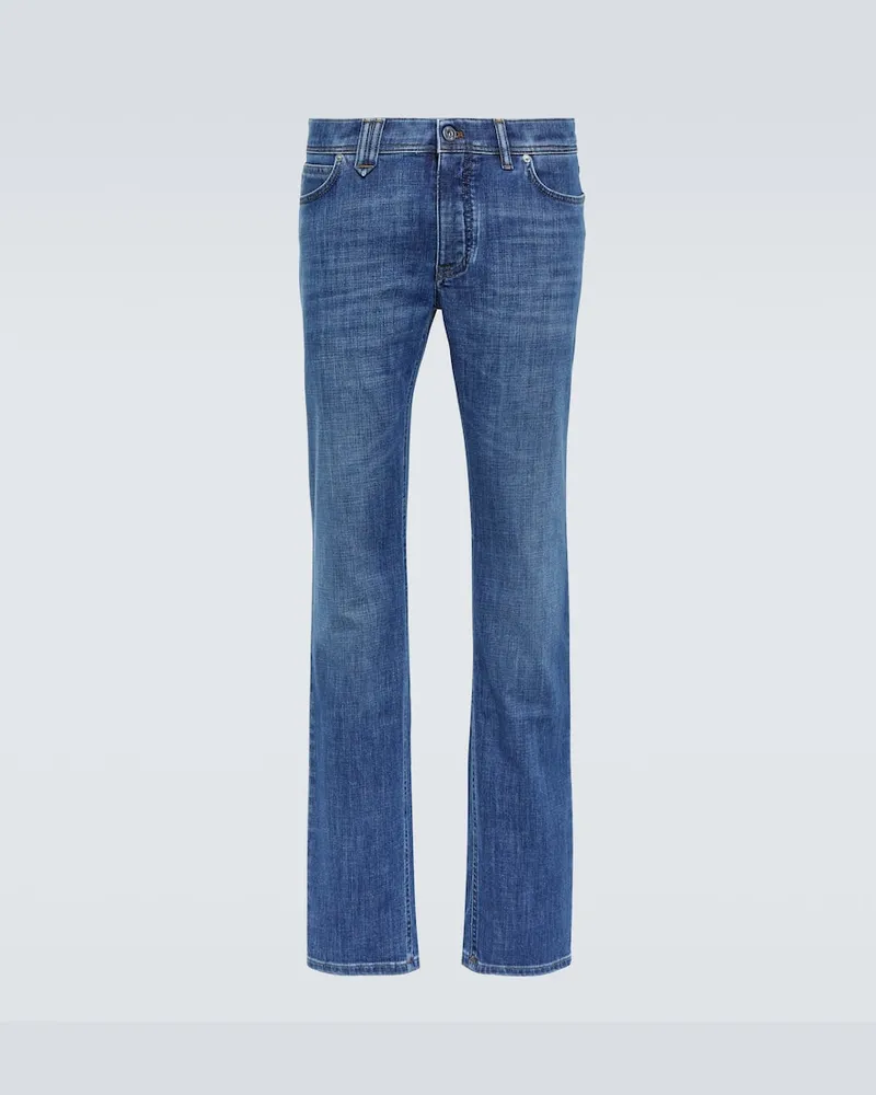 Brioni Jeans slim Meribel Blu