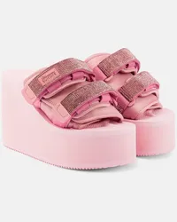 Blumarine X Suicoke - Sandali Moto con zeppa Rosa