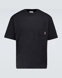 Acne Studios T-shirt Extorr Pink Label in cotone Nero