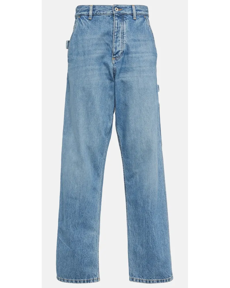 Bottega Veneta Jeans cargo a vita media Blu