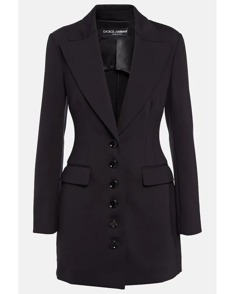 Dolce & Gabbana x Kim - Blazer lungo Turlington Nero