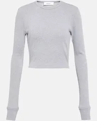 WARDROBE.NYC x Hailey Bieber - Top in misto cotone Nero