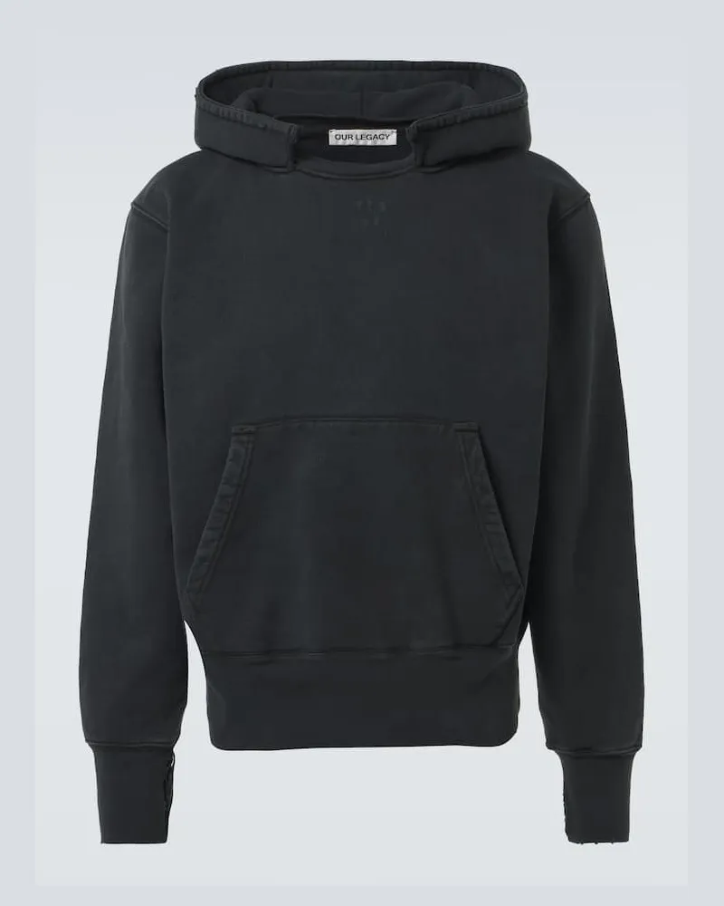 Our Legacy Felpa Mob in jersey di cotone Nero
