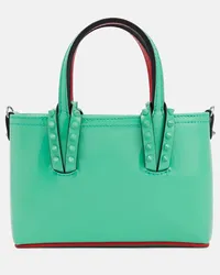 Christian Louboutin Borsa Cabata Nano in vernice Verde