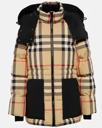 Burberry Giacca imbottita Archive Check Beige