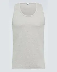 Bottega Veneta Tank top in misto cotone Grigio