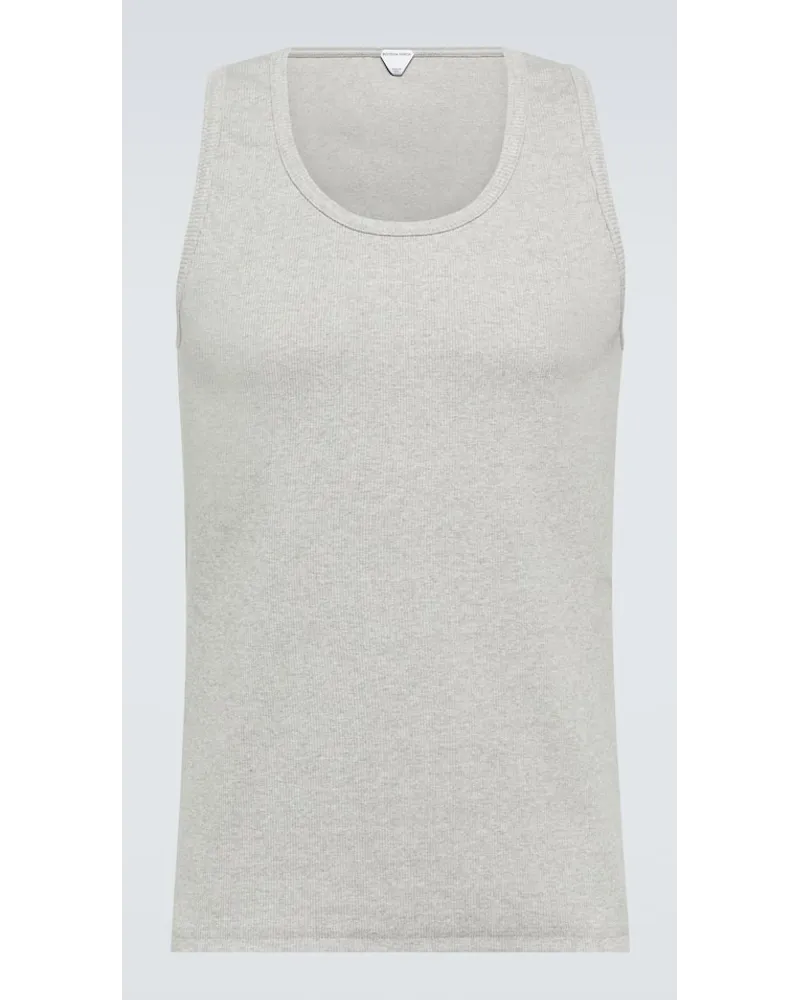 Bottega Veneta Tank top in misto cotone Grigio