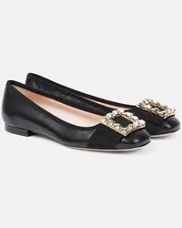 Roger Vivier Ballerine Tres Vivier in pelle Nero