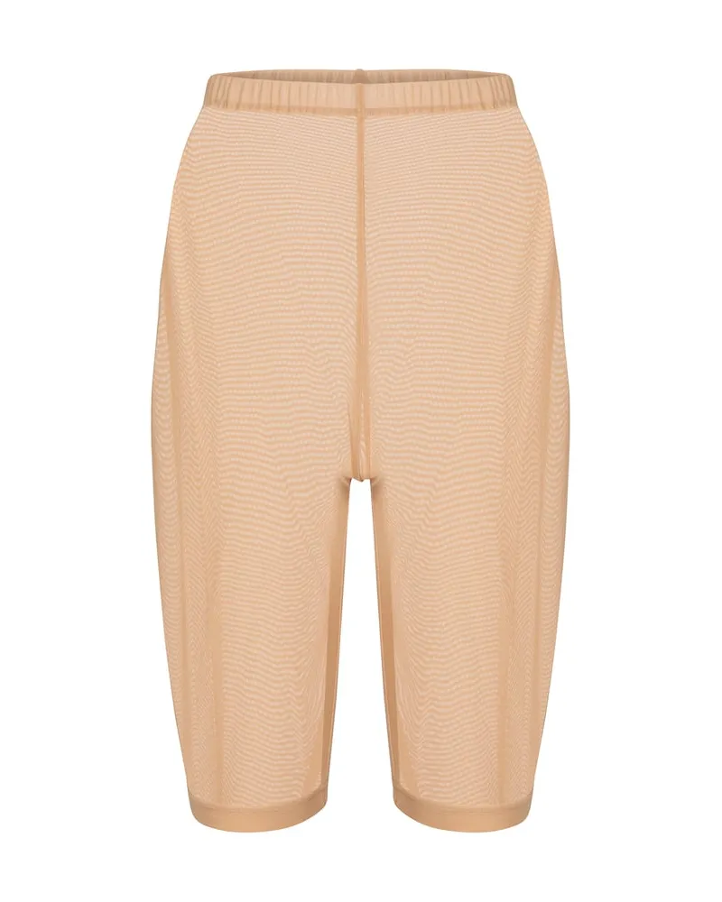 David Koma Shorts in jersey stretch Beige