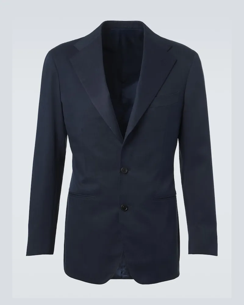 SAMAN AMEL Giacca in seta Blu
