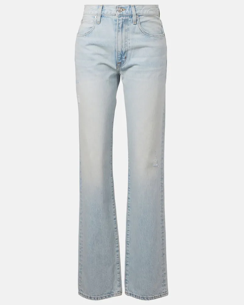SLVRLAKE Jeans regular London a vita alta Blu