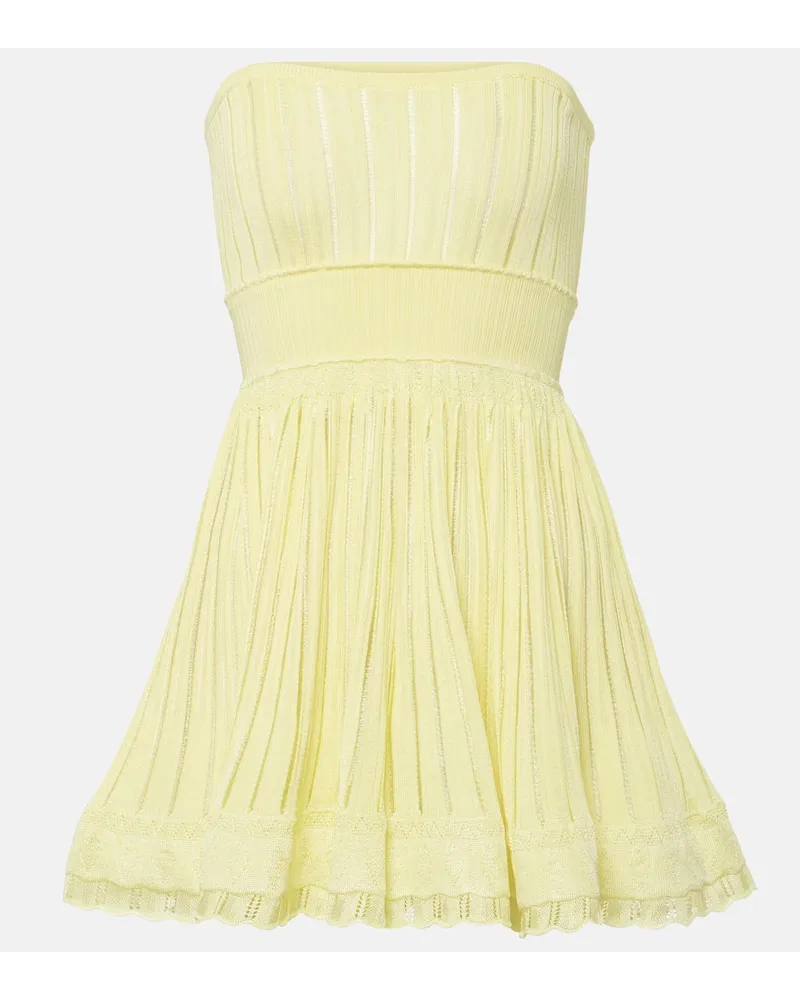 Alaïa Alaïa Jumpsuit corta in jersey Giallo