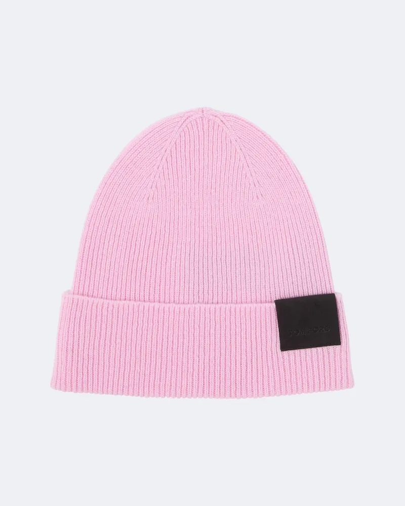 Tom Ford Berretto in cashmere Rosa