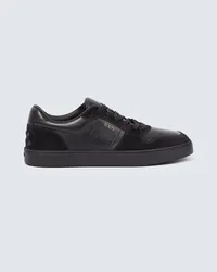 TOD'S Sneakers in pelle con logo Nero