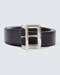 Saint Laurent Cintura in vernice Nero