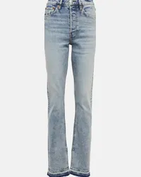 RE/DONE Jeans bootcut 70s a vita alta Blu