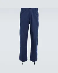 Kenzo Pantaloni cargo regular in cotone Blu