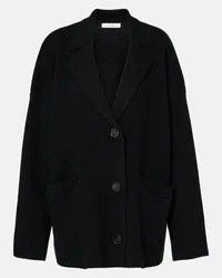 Co Blazer monopetto in lana e cashmere Nero