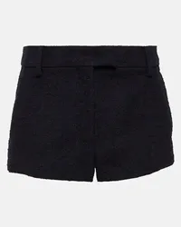 Valentino Garavani Shorts in tweed a vita alta Blu