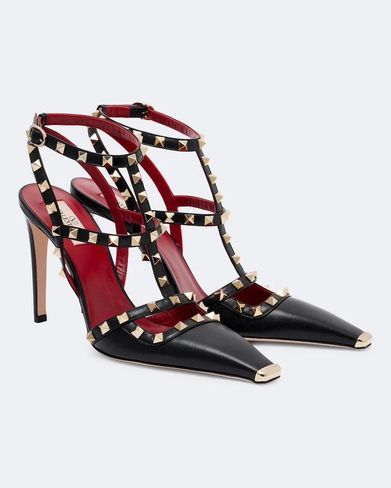 Valentino Garavani Pumps Rockstud in pelle Nero