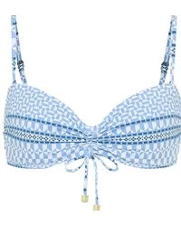 Heidi Klein Top bikini Malta a stampa Blu