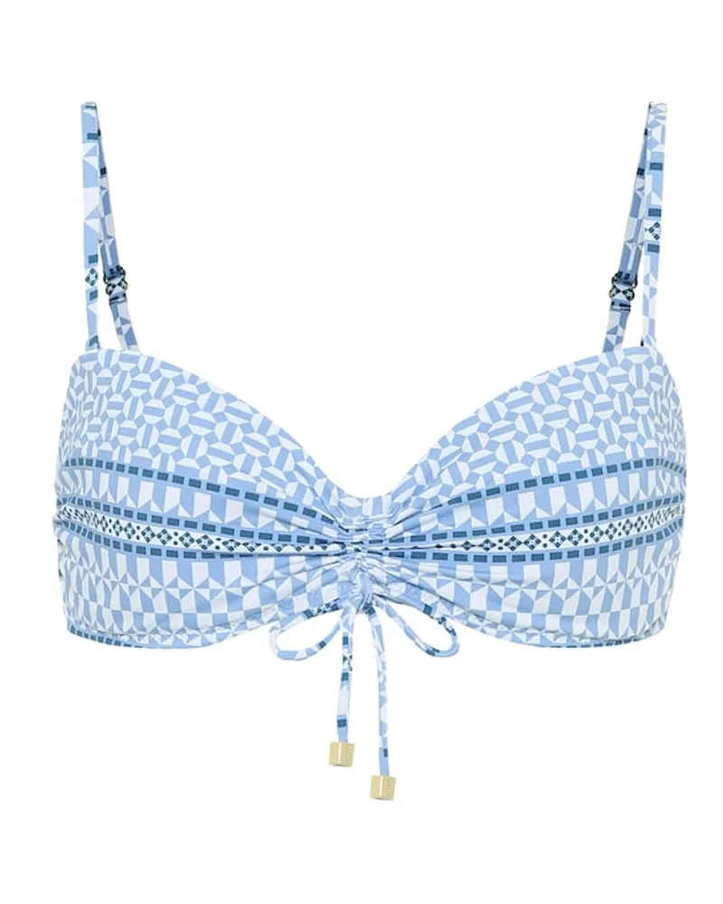 Heidi Klein Top bikini Malta a stampa Blu