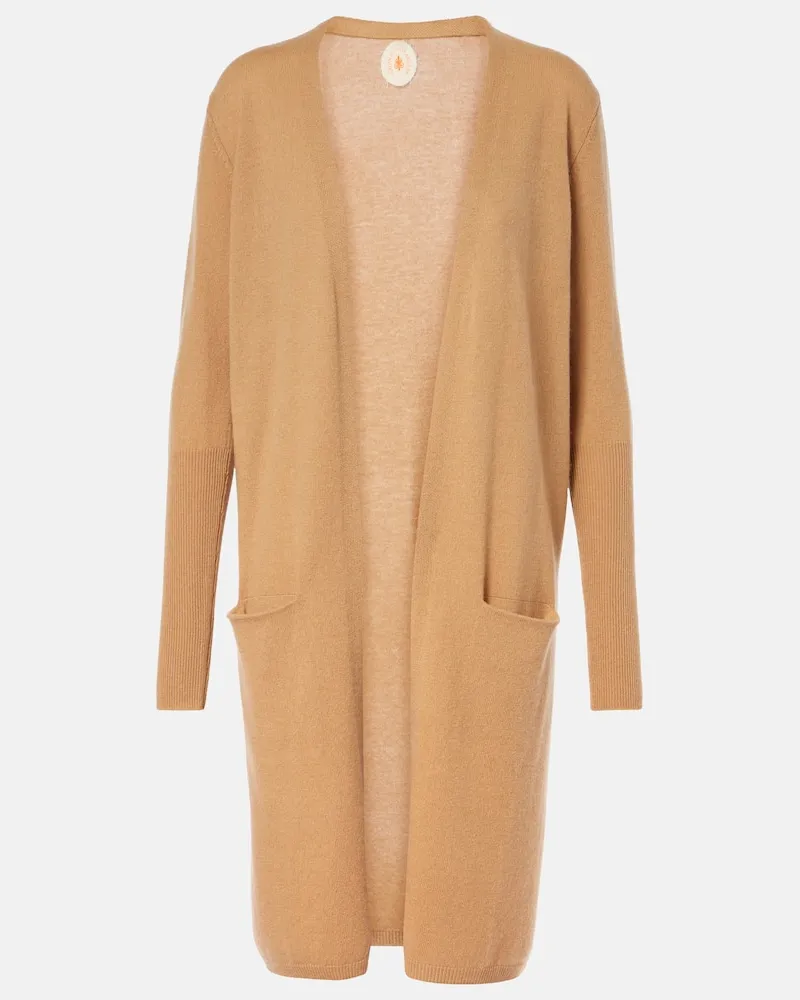Jardin des Orangers Cardigan in lana e cashmere Beige