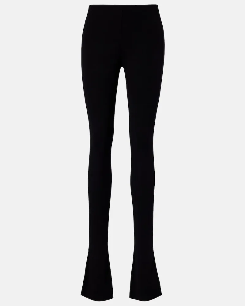 Gucci Pantaloni in crÃªpe di jersey Nero