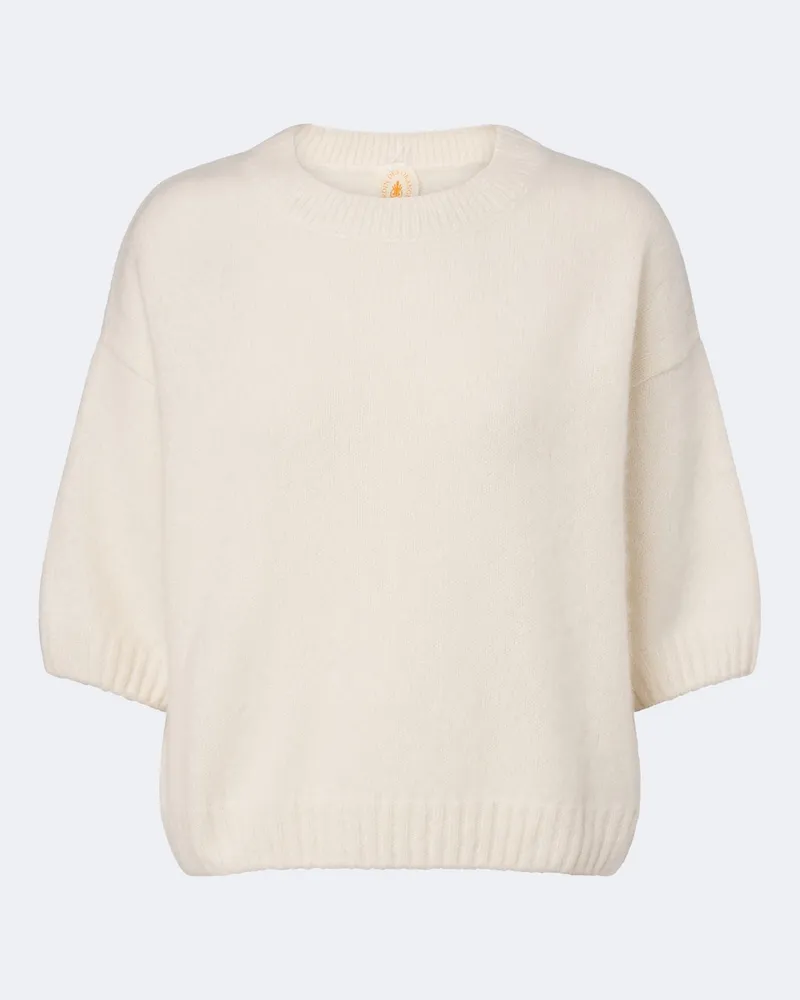 Jardin des Orangers Pullover in cashmere e seta Bianco