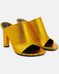 Proenza Schouler Sandali in pelle metallizzata Oro