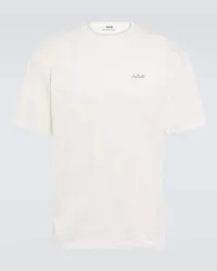 ADISH T-shirt Beidat in cotone con logo Bianco