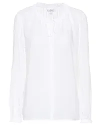 Velvet Blusa Samantha in challis Bianco