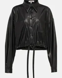 Dorothee Schumacher Camicia Sleek Comfort in similpelle Nero