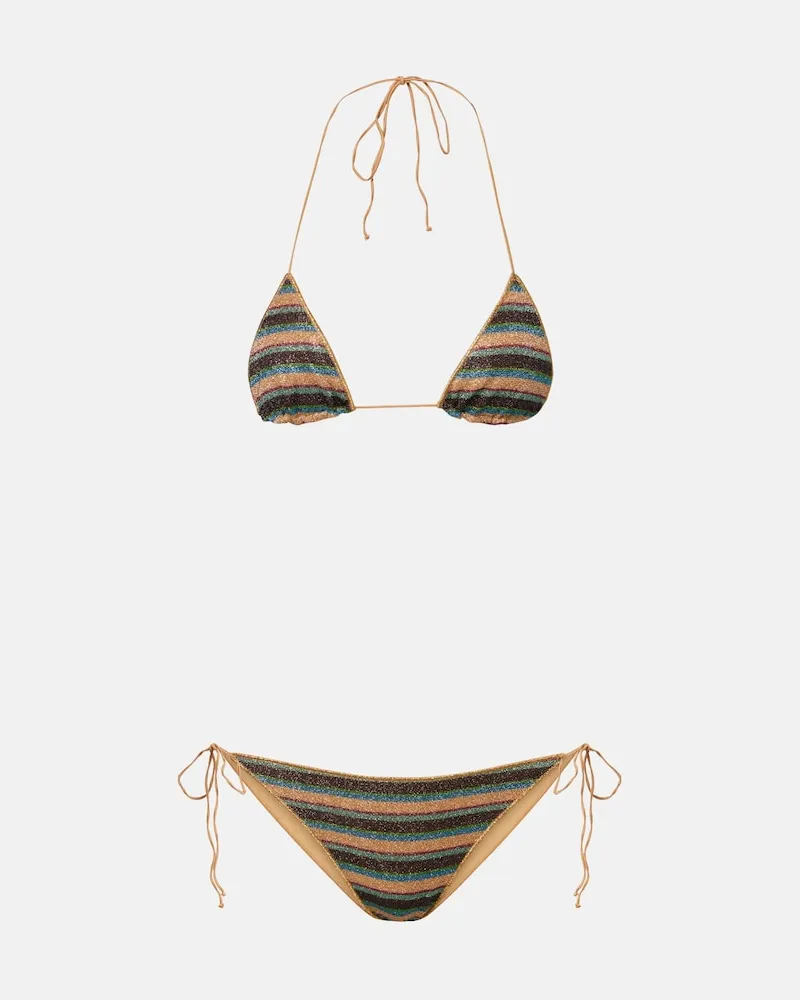 Oséree OsÃ©ree Bikini LumiÃ¨re a righe Multicolore