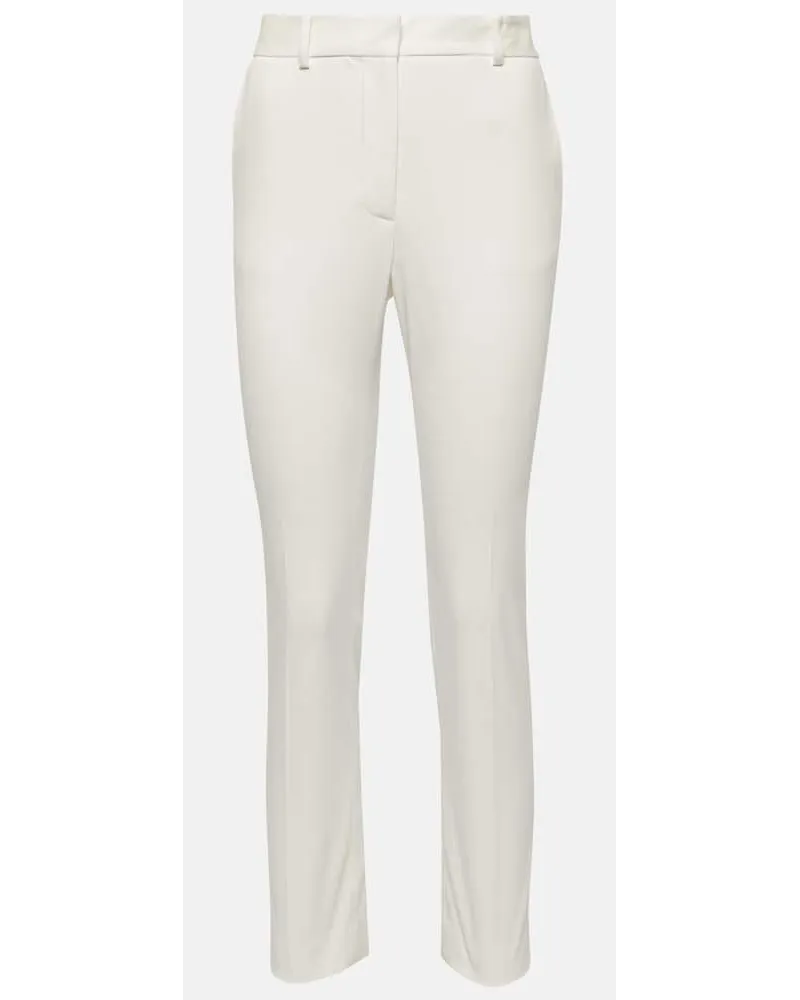 Joseph Pantaloni slim Coleman in misto cotone Bianco