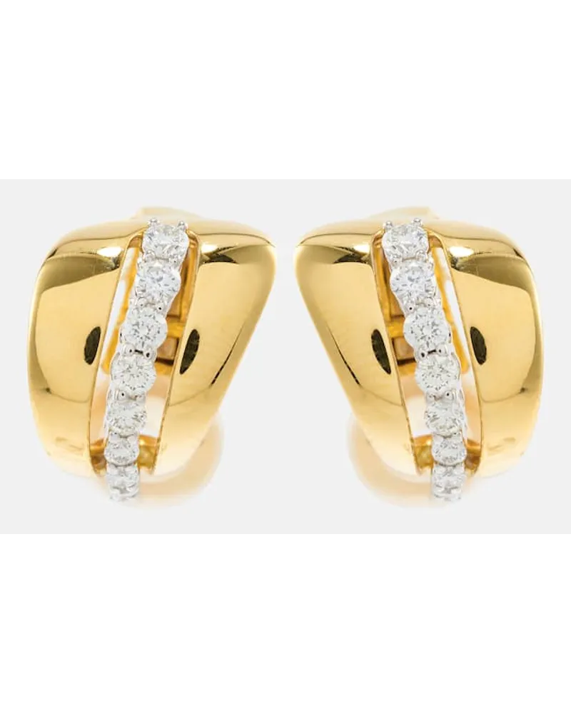 YEPREM Orecchini Whisper in oro 18kt con diamanti Oro
