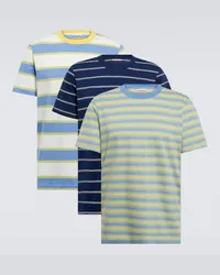 Marni Set di 3 T-shirt girocollo in cotone Multicolore