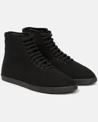 The Row Sneakers in canvas Nero